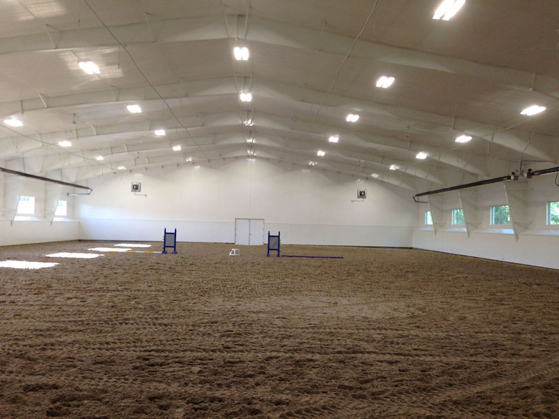 Indoor Riding Arena with windows, Edmonton