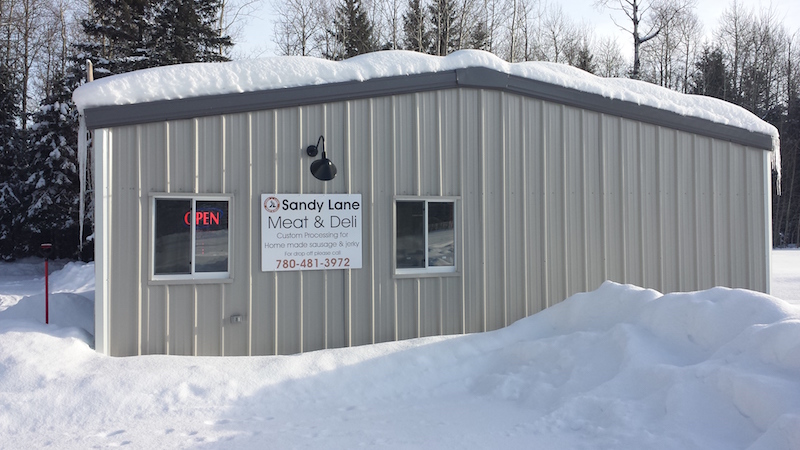 Snow load steel building
