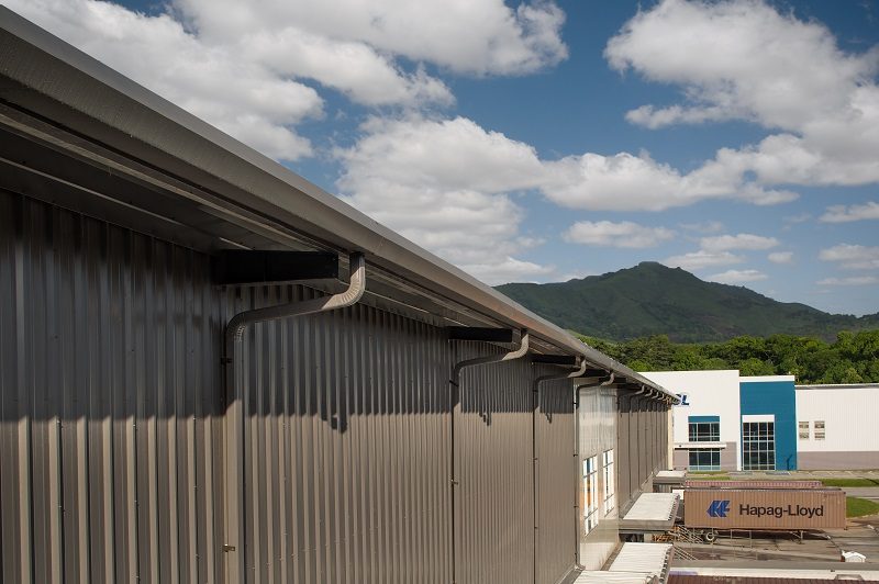 230x472x35 prefabricated industrial steel building distribution center, Panama Pacifico, Panama