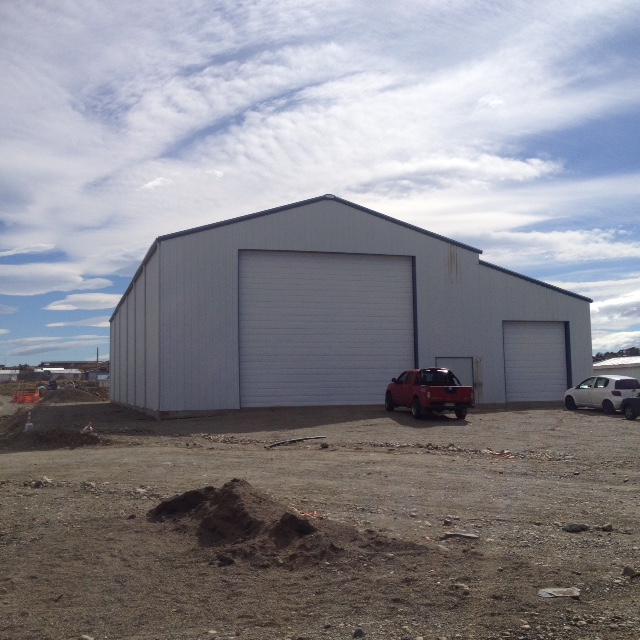 50x140x20 prefabricated storage steel building warehouse and Workshop, AES constructora, Punta Arenas, Chile, Latin America