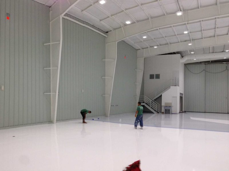 130x98 Albrook Executive Steel Building Hangar, Aviation, White, Albrook, Panama