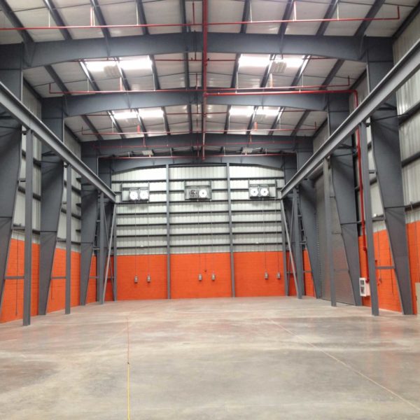 53x266 Industrial Prefabricated Warehouse located in Panama Pacifico, Panama