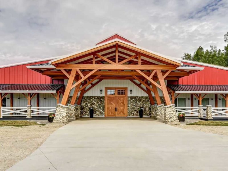 Valleyfield Farm, 100x200 Equestrian Riding Arena located in Alberta, Canada