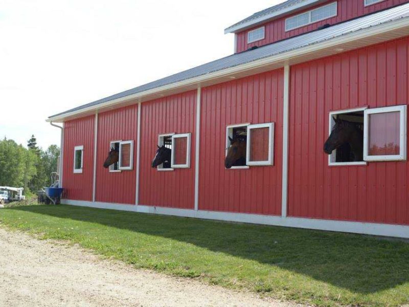 Valleyfield Farm, 100x200 Equestrian Riding Arena located in Alberta, Canada