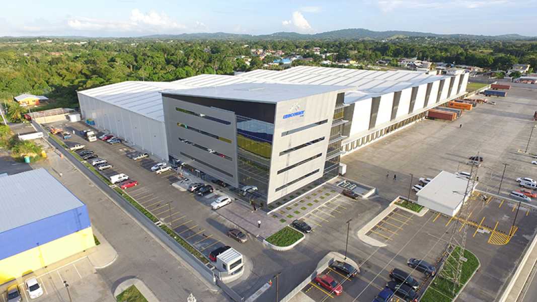 Prefab Steel Building, Gray Distribution Center, 629x387, located in Freeport Trinidad.