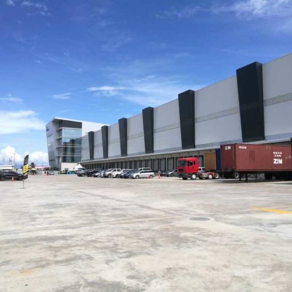 Prefab Warehouse, 629x387 Unicomer industrial prefabricated multistory steel building warehouse, office building and distribution center located in Freeport, Trinidad