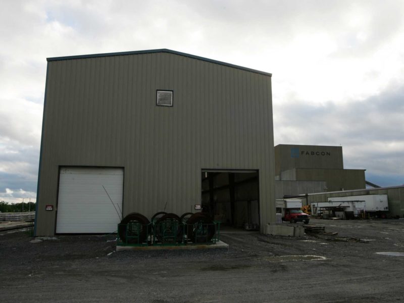 Prefabricated Industrial Workshop. 50x350 located in Mahon City, Pennsylvania.