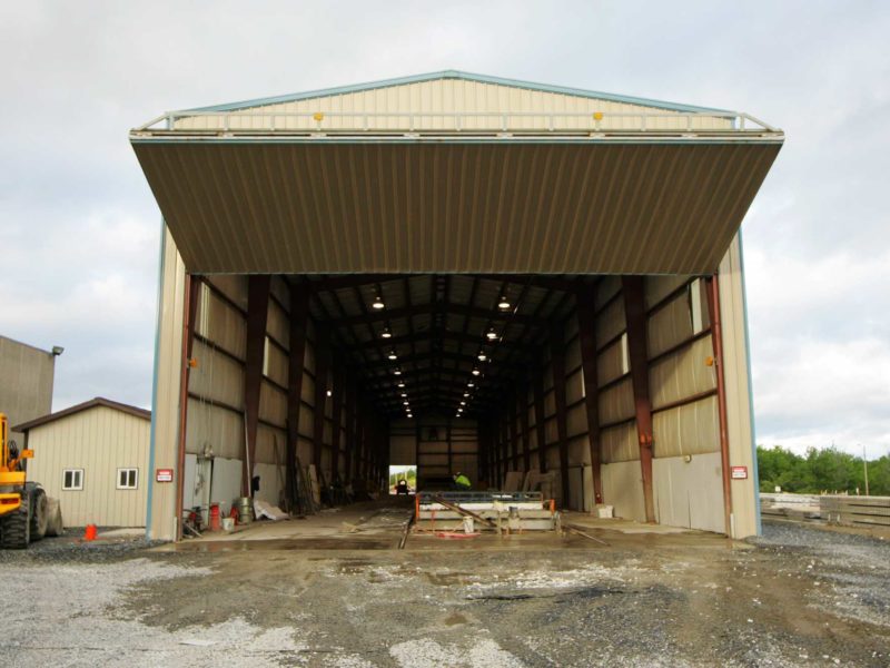 Prefabricated Industrial Workshop. 50x350 located in Mahon City, Pennsylvania.