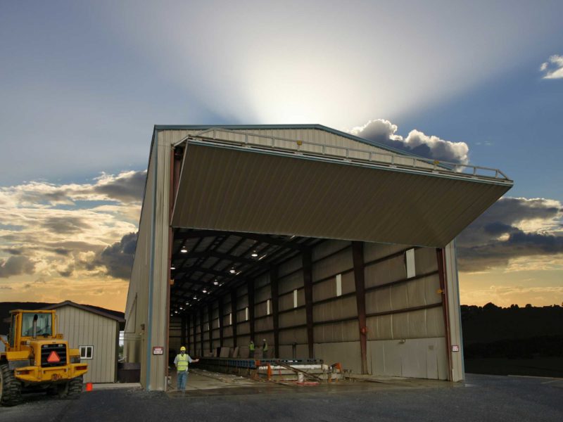 Prefabricated Industrial Workshop. 50x350 located in Mahon City, Pennsylvania.