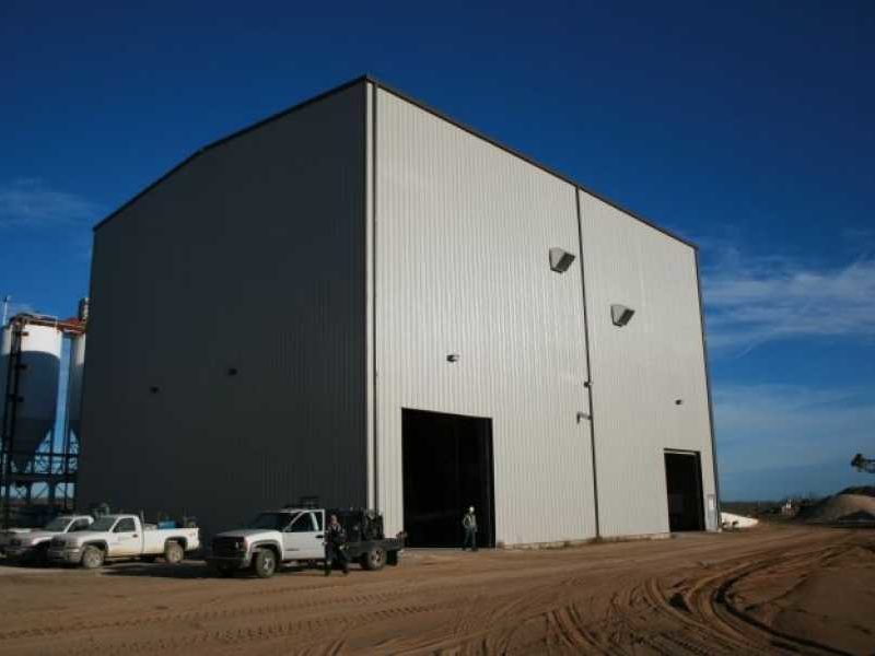 Prefabricated Steel Warehouse Building. 44x70 Industrial building located in Edmonton, Alberta.