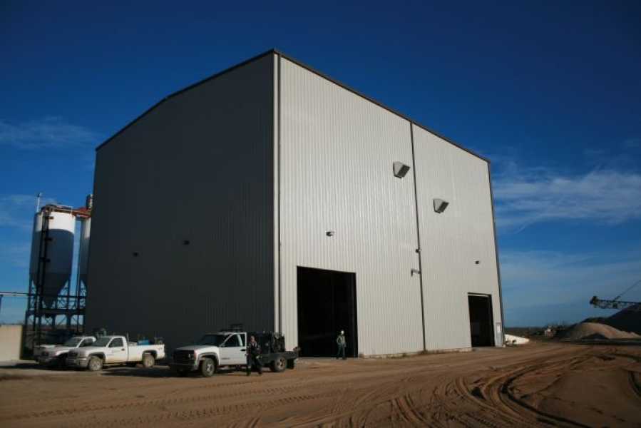 Prefabricated Steel Warehouse Building. 44x70 Industrial building located in Edmonton, Alberta.