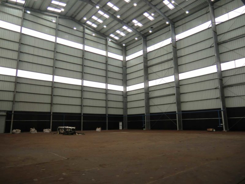 Industrial Prefabricated Building. 112x112 Industrial Warehouse located in Port Harcourt, Nigeria.
