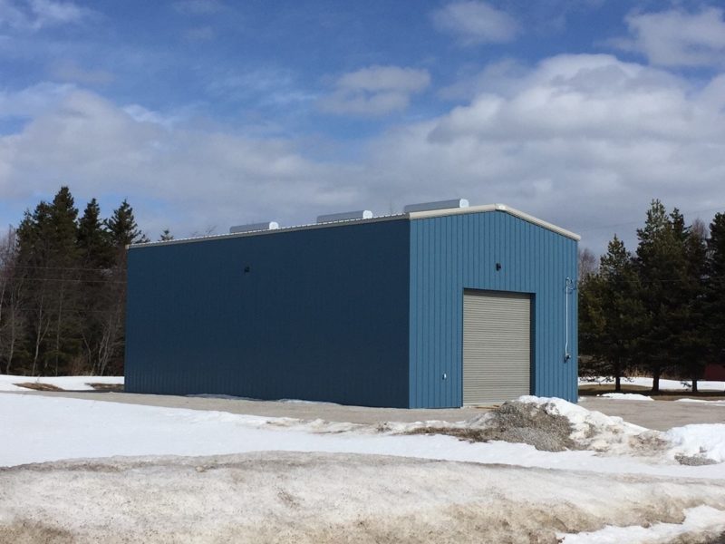 201355 _ 32x60 - Cold Storage - Blue - Lindell Smith - Newfoundland Canada