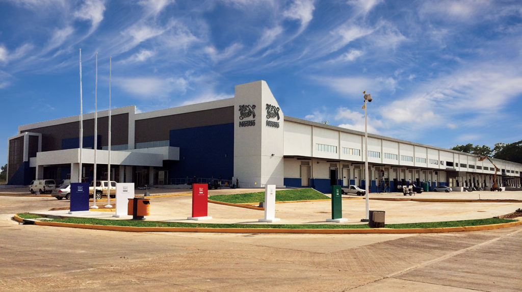 nestle steel building distribution warehouse