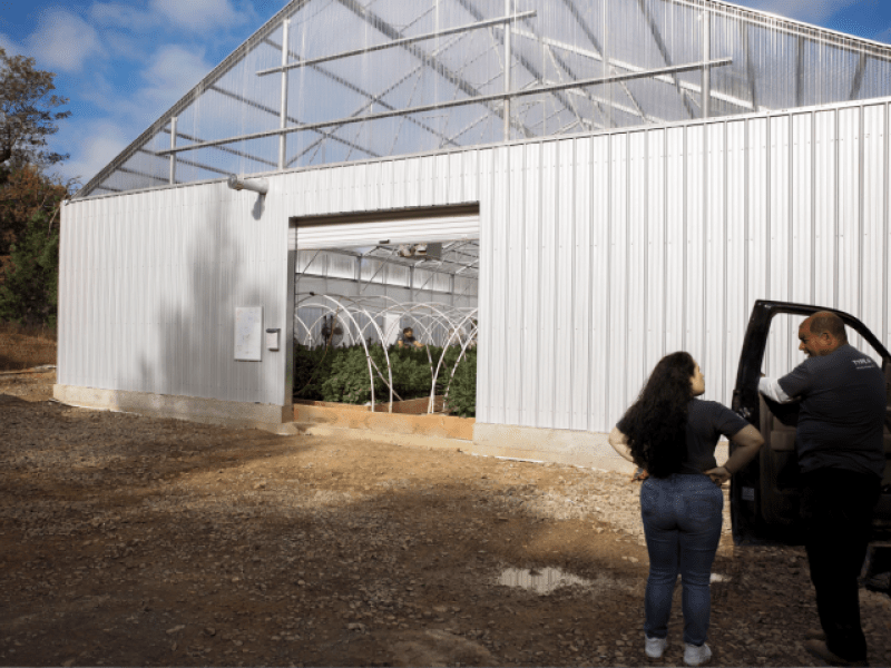 Garberville, California, Steel Building Grow House, 24x48, Agricultural