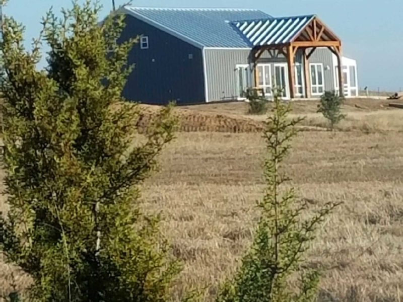 40x60 Steel Building Workshop located in Cleburne, TX