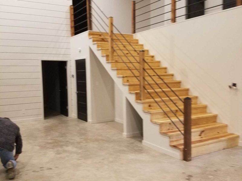 40x60 Steel Building Workshop located in Cleburne, TX