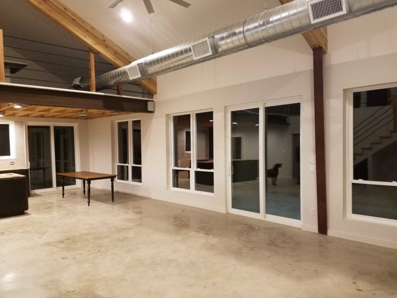 40x60 Steel Building Workshop located in Cleburne, TX