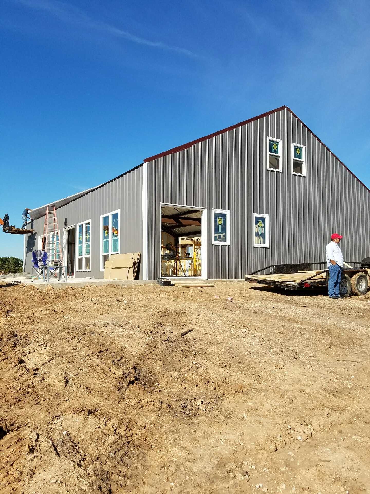 Prefab Steel Home TX Living Quarters Allied Steel Buildings