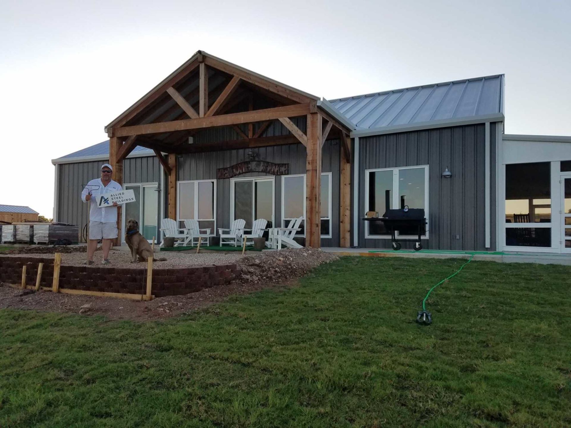 prefab steel home tx, living quarters allied steel buildings