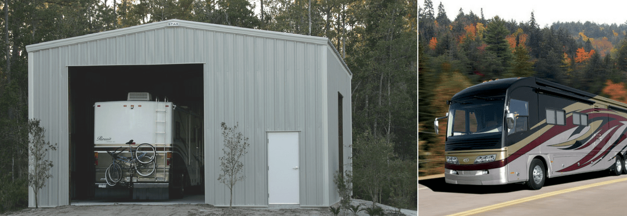 RV Garage, Steel building garage