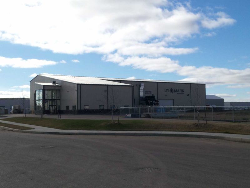 Gray 51x200 Commercial Steel Building located in Saskatoon, Saskatchewan, Canada