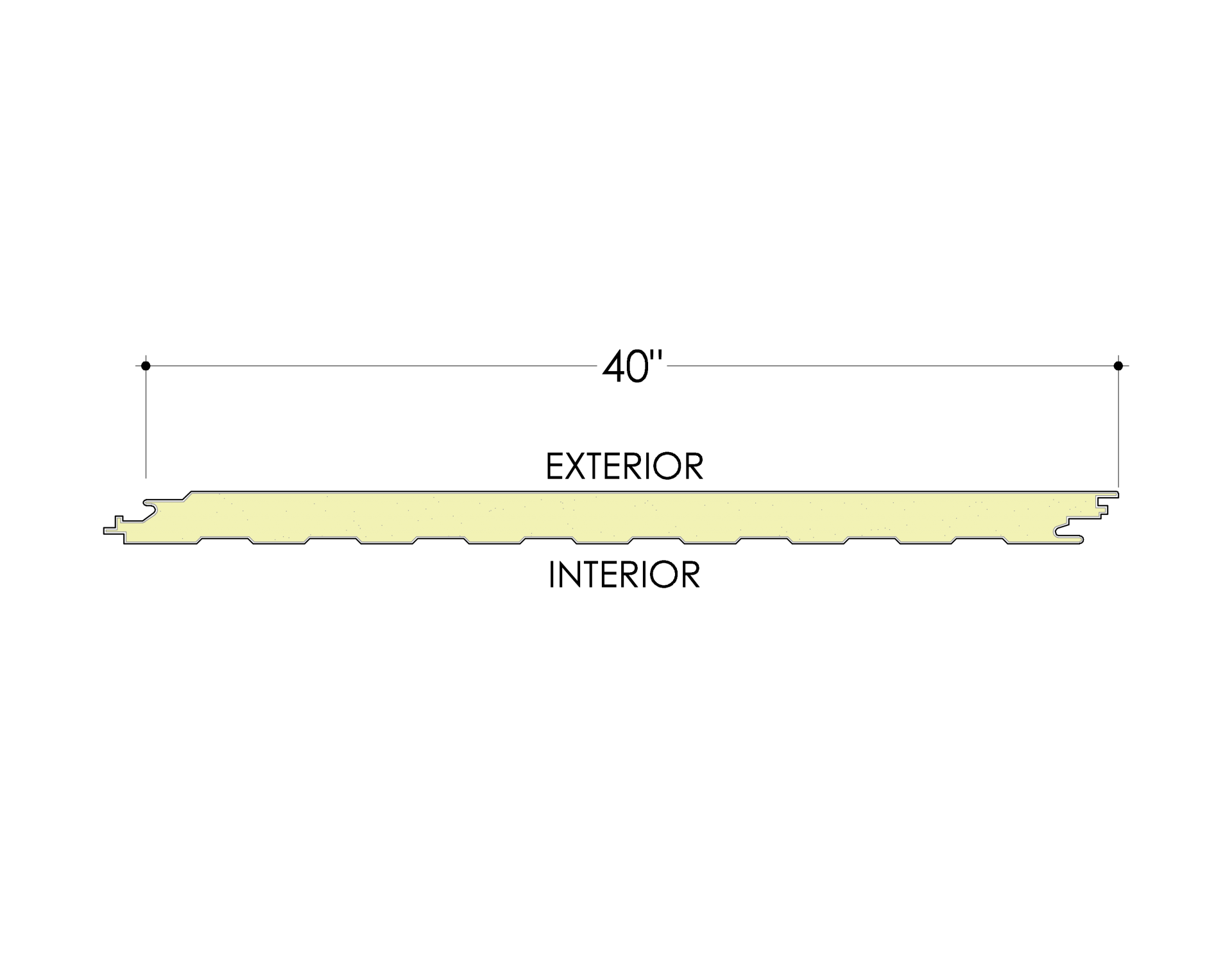 Insulated Metal Panel - Flat Panel