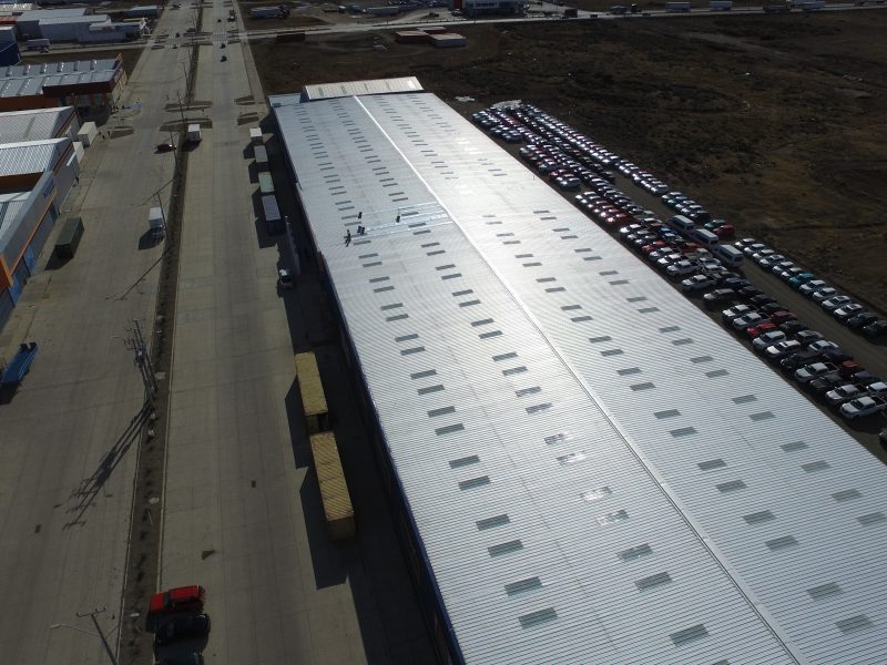 Punto Areas, Chile-based prefab warehouse building features aesthetically-pleasing roof panels