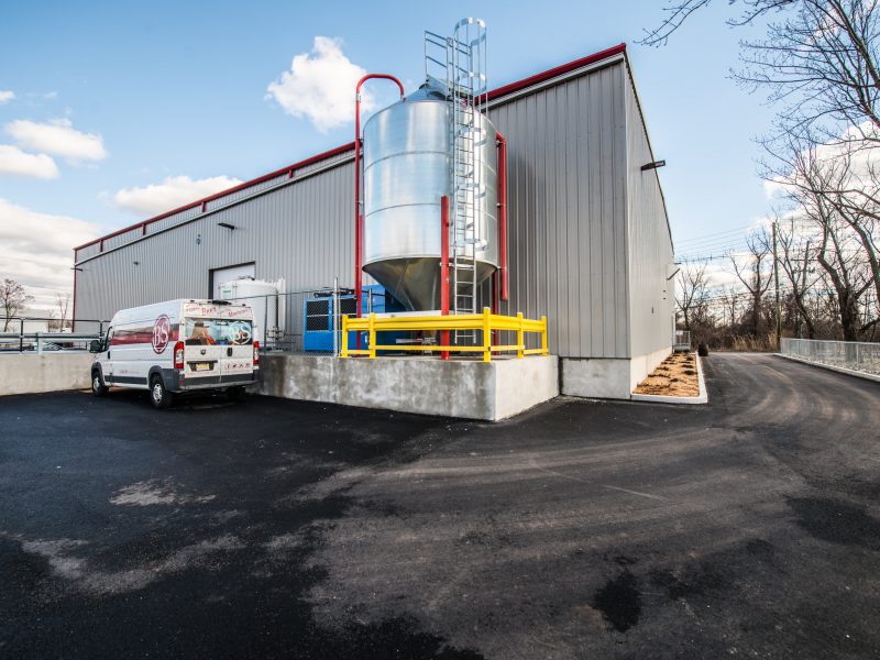 100‘ x 140‘ x 27‘ metal building for a 14,000 square foot craft beer brewery in New Jersey