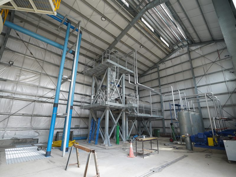 Allied steel building kit for seafood processing facility in Punta Arenas, Chile