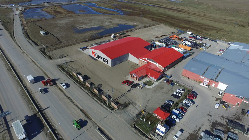 Punta Arenas, Chile-located storage warehouse made from Allied steel building kits