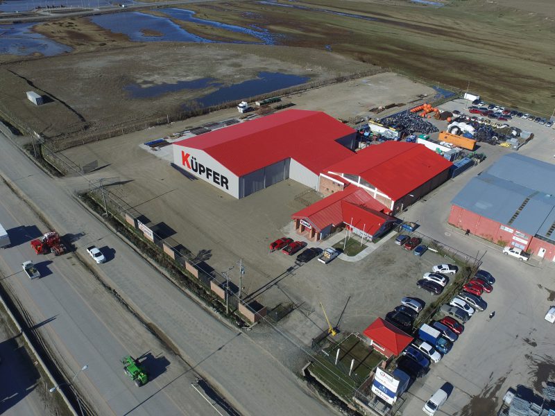 Punta Arenas, Chile-located storage warehouse made from Allied steel building kits
