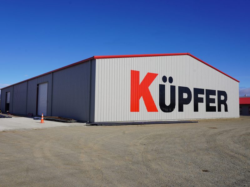 92‘ x 160‘ x 20‘ metal building kit for storage warehouse located in Punta Arenas, Chile