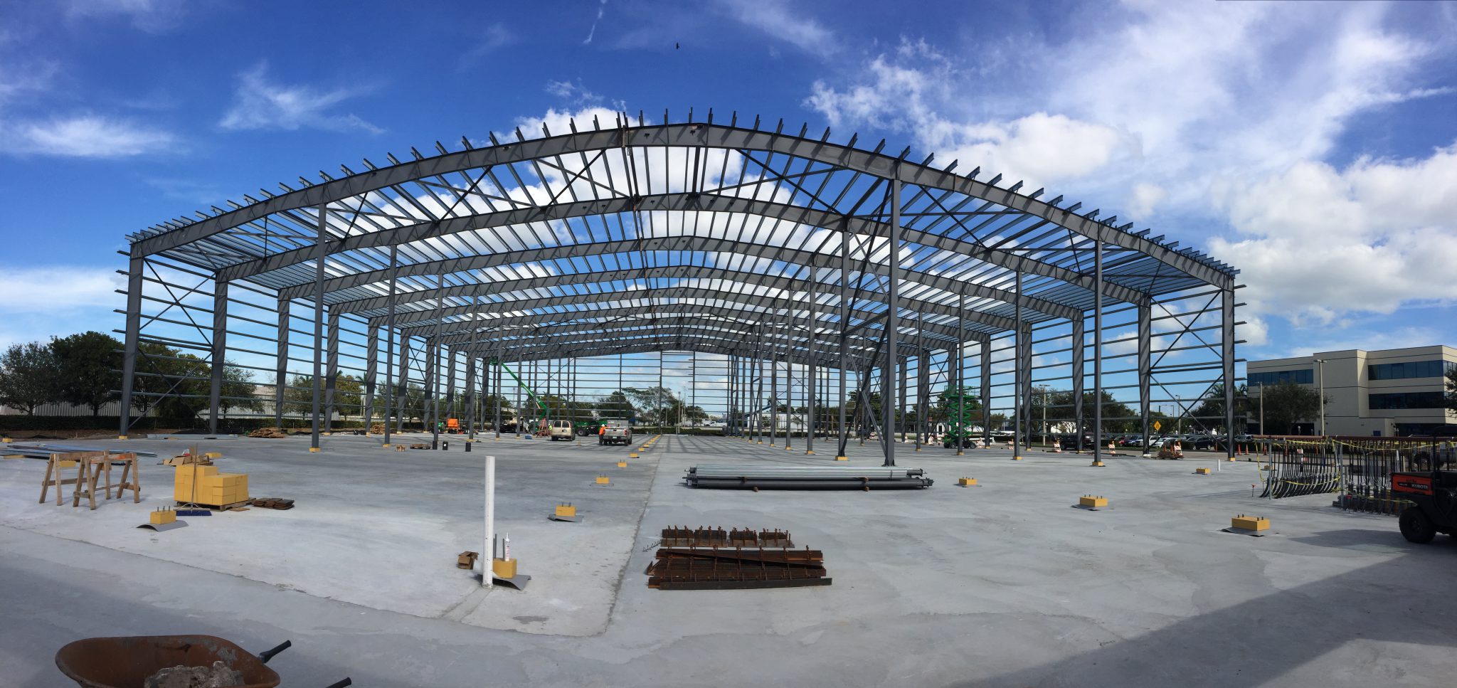 prefabricated, pre-egineered, commercial steel building kit