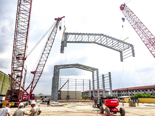 Steel building construction