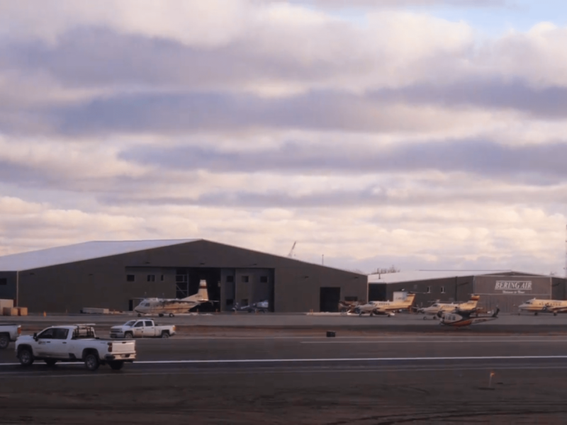 Bering Air Airplane Hangar, Nome Alaska, Bering Air…