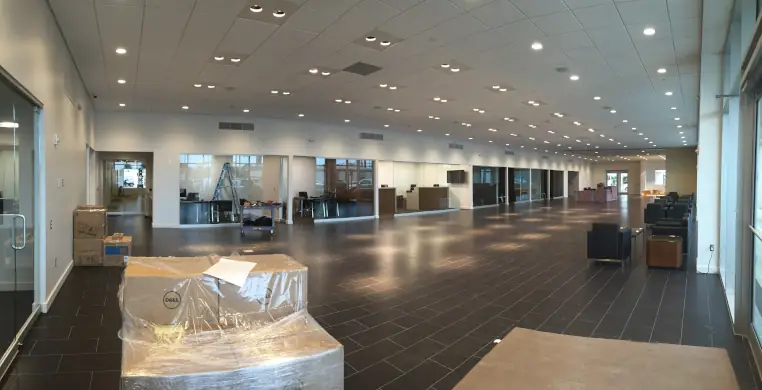  customized retail building interior of PEMB